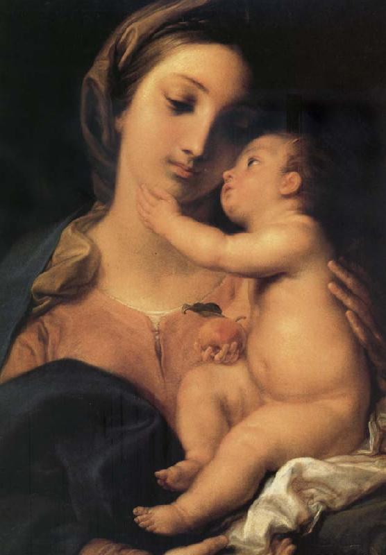 Pompeo Batoni The Madonna and the Nino Germany oil painting art